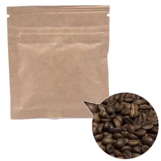 Кава зерно '100% Арабіка Колумбія Супремо' С70х80 крафт 7г Коричневый 13816-02