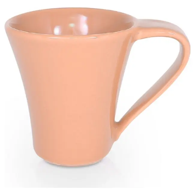 Чашка керамічна Flores 200 мл Оранжевый 1757-11