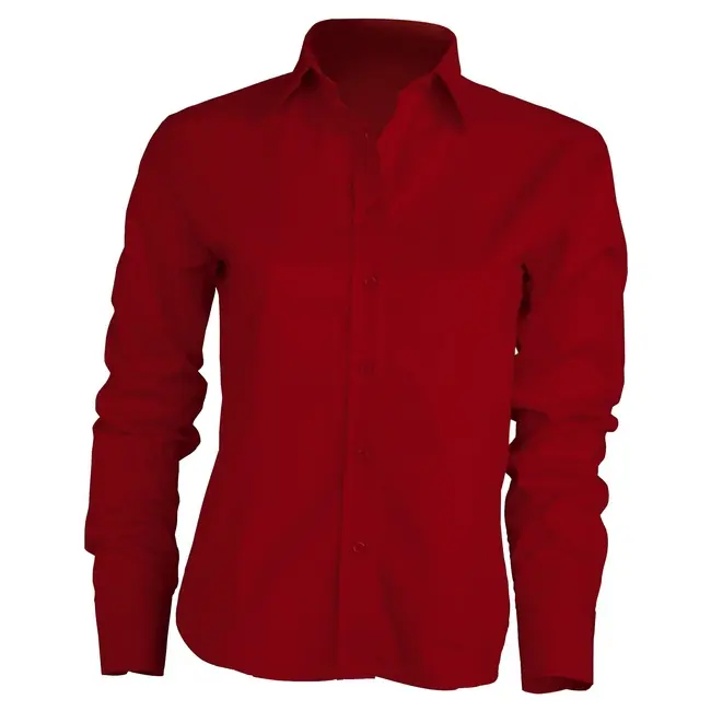 Рубашка 'JHK' 'CASUAL & BUSINESS SHIRT LADY' POPLIN RED Красный 1618-05