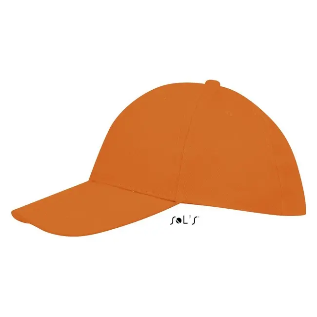 Кепка бейсболка 'SOL’S' 'BUFFALO' 6 панелей металлическая застежка Оранжевый 6862-12