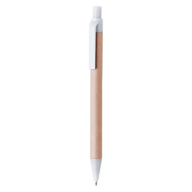 Ручка картонна Ball pen Древесный Белый 8701-08