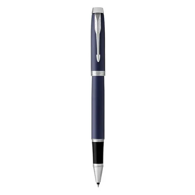 Ручка роллер 'Parker' IM 17 Blue CT RB Серебристый Темно-синий Черный 10020-01