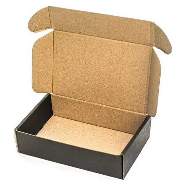 Коробка картонная Самосборная 175х115х45 мм черная Черный 13882-05