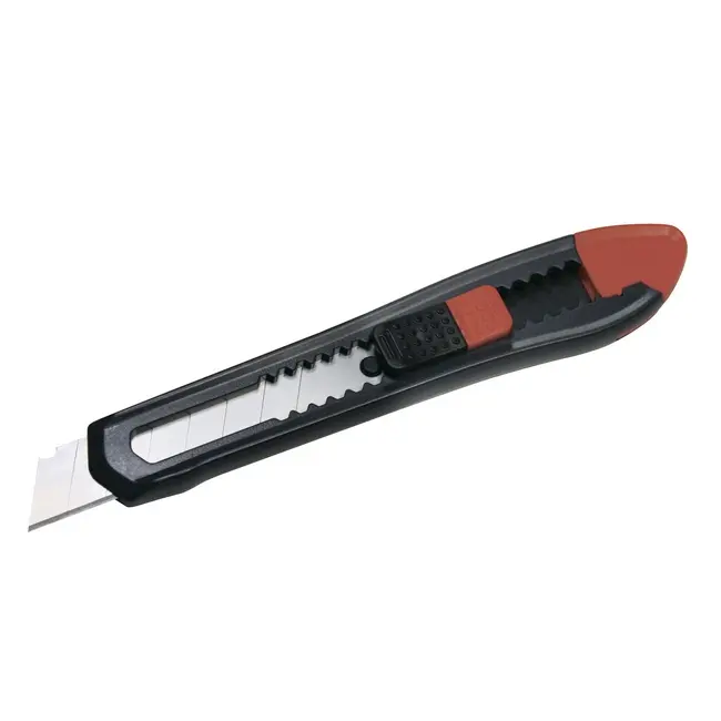 Нож канцелярский Черный Красный 7918-01