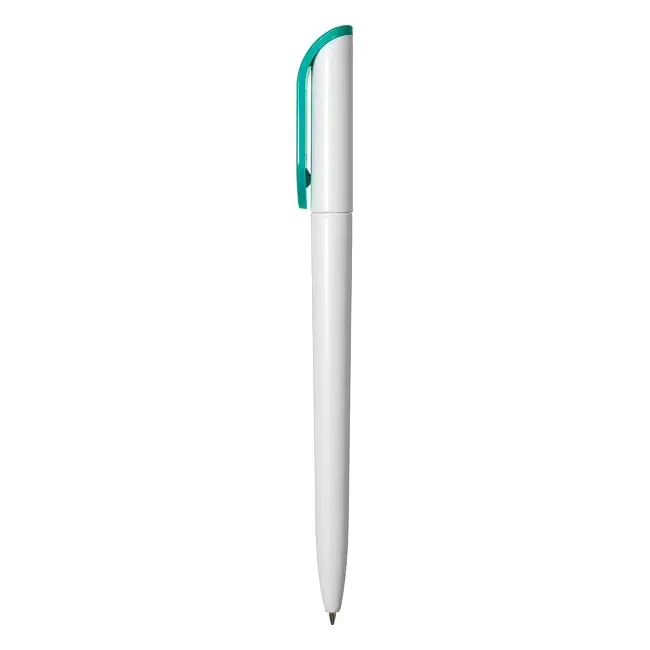 Ручка 'Uson' пластикова з поворотним механізмом Зеленый Белый 3925-86