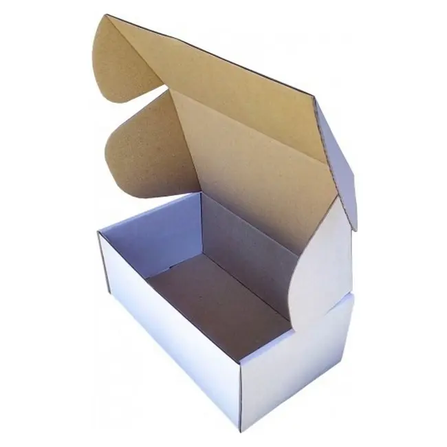 Коробка картонная Самосборная 210х120х80 мм белая