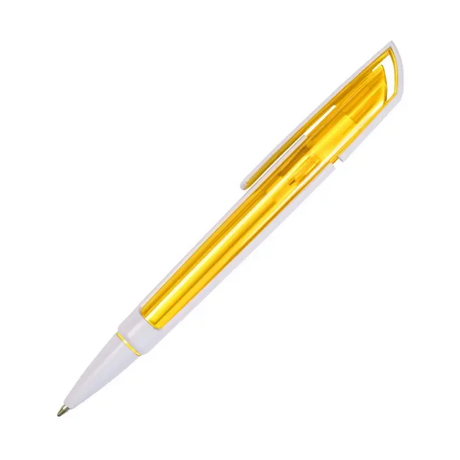 Ручка пластиковая Желтый Белый 7228-05