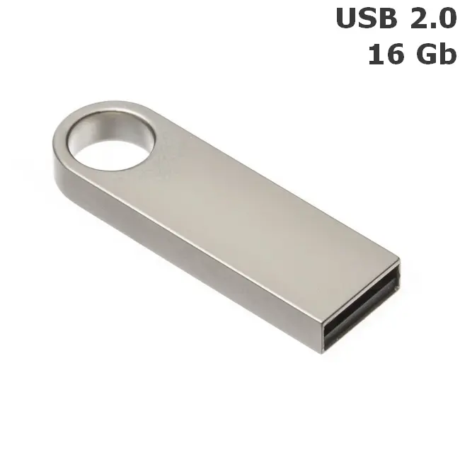Флешка 'UNITY' 16 Gb USB 2.0 Серебристый 7341-01