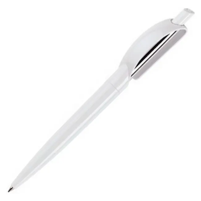 Ручка пластикова 'Dream pen' 'DOPPIO Chrome' Серебристый Белый 11709-01