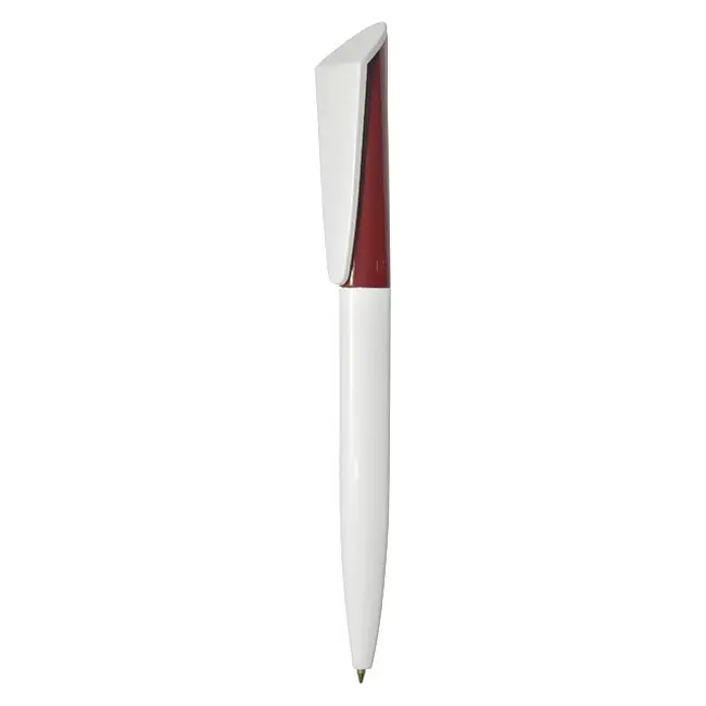 Ручка Uson пластиковая Белый Бордовый 3910-09