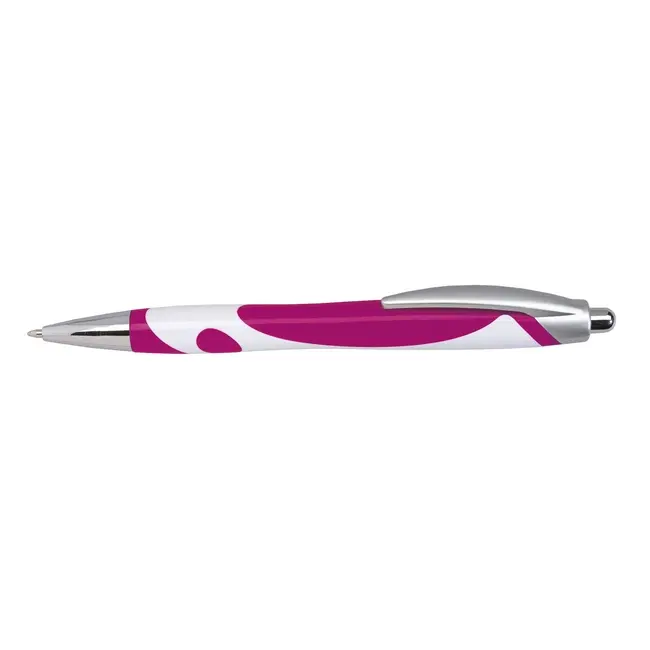 Ручка пластикова Фиолетовый Серебристый Белый 2753-07
