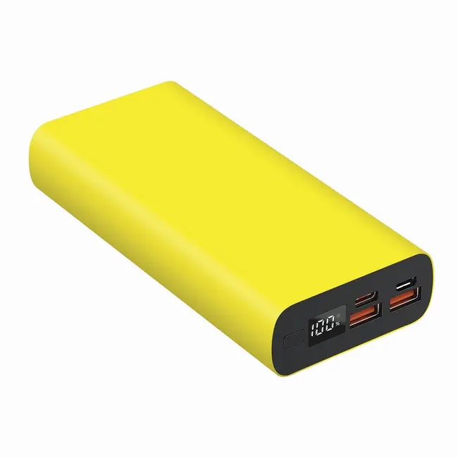 Универсальная мобильная батарея Powerbank 'Model B' 20000 mAh Желтый Черный 14758-05