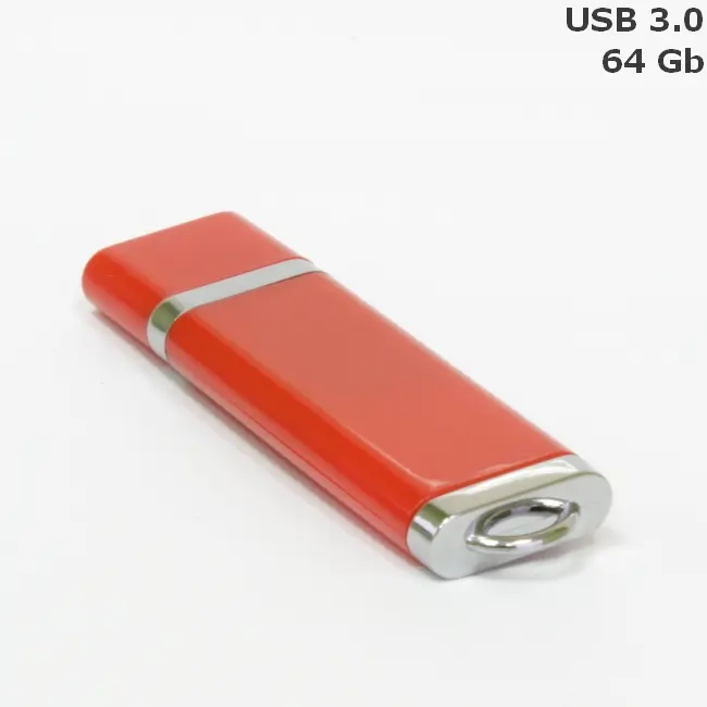 Флешка 'Lighter' 64 Gb USB 3.0 Серебристый Красный 14600-05