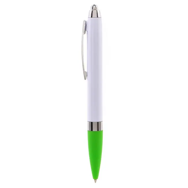 Ручка пластиковая Серебристый Зеленый Белый 1894-04