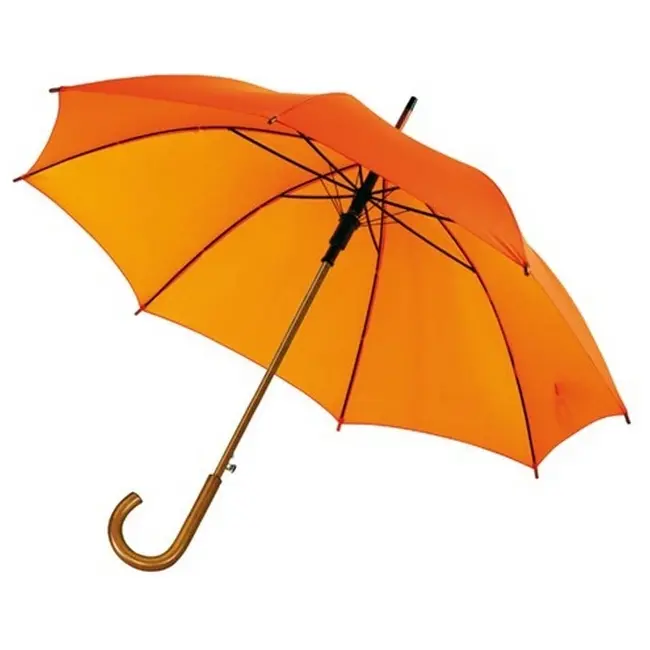 Зонт трость автоматический Оранжевый 5876-05
