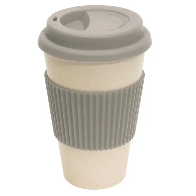 Чашка для кави 'ECO CUP' 400 мл Серый Бежевый 3177-01