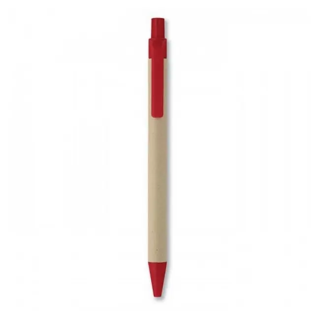 Ручка паперова Бежевый Красный 8887-01