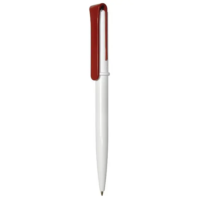 Ручка Uson пластикова з поворотним механізмом Белый Бордовый 3911-01