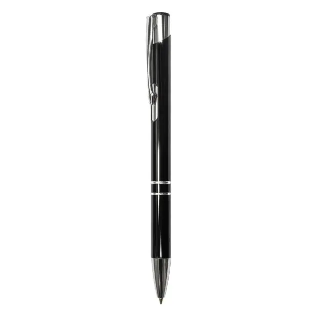 Ручка металева Черный Серебристый 3950-02