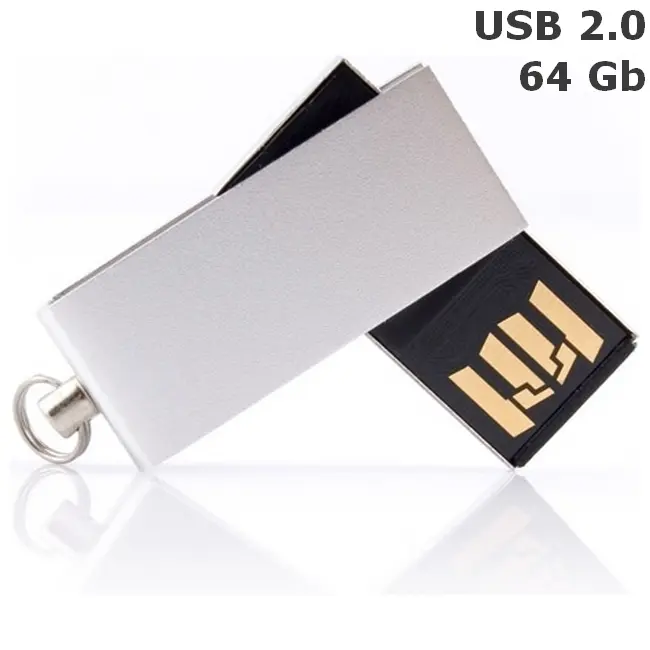 Флешка 'GoodRAM' 'CUBE' 64 Gb USB 2.0 срібляста Серебристый 6332-06