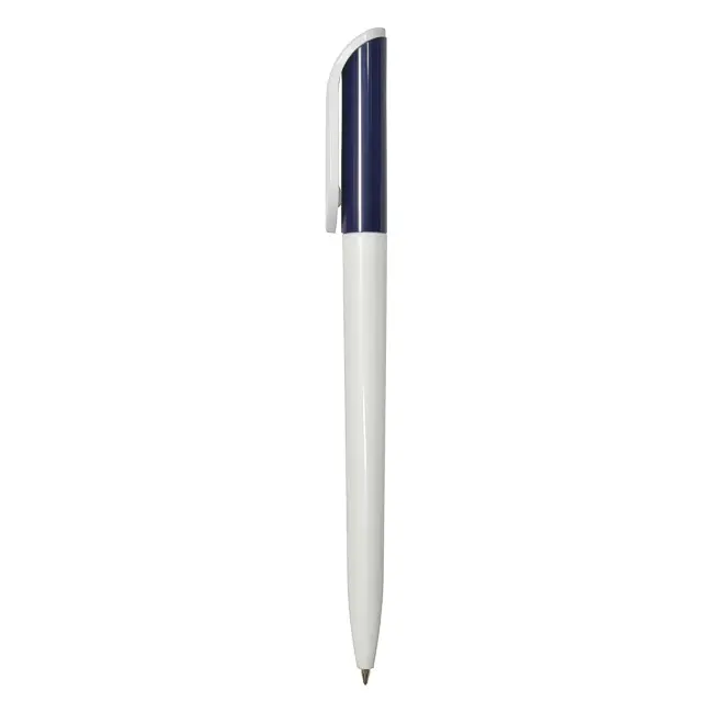 Ручка 'Uson' пластикова з поворотним механізмом Синий Белый 3925-91