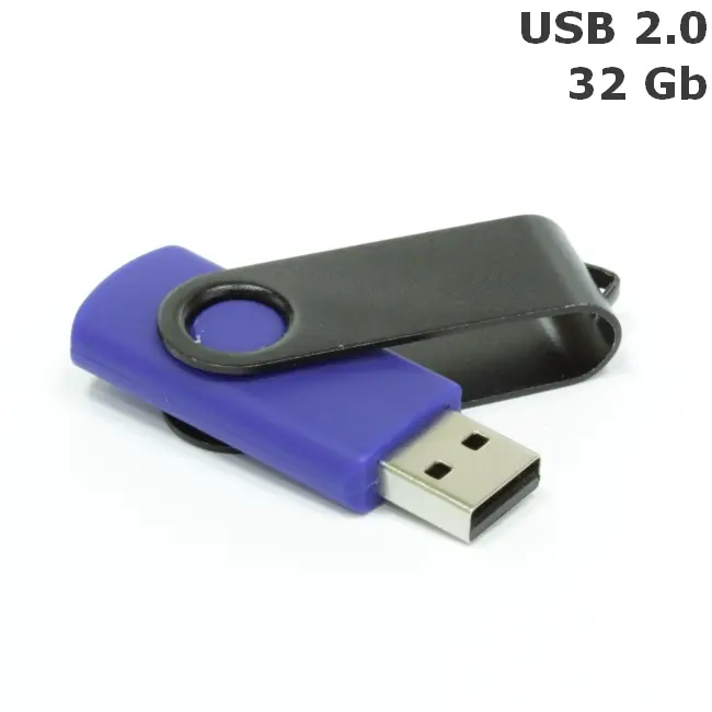 Флешка 'Twister' 32 Gb USB 2.0 Темно-синий Черный 8692-58