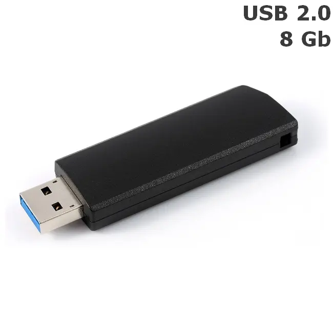 Флешка 'GoodRAM' 'CLICK' 8 Gb USB 2.0 чорна Черный Белый 4344-02