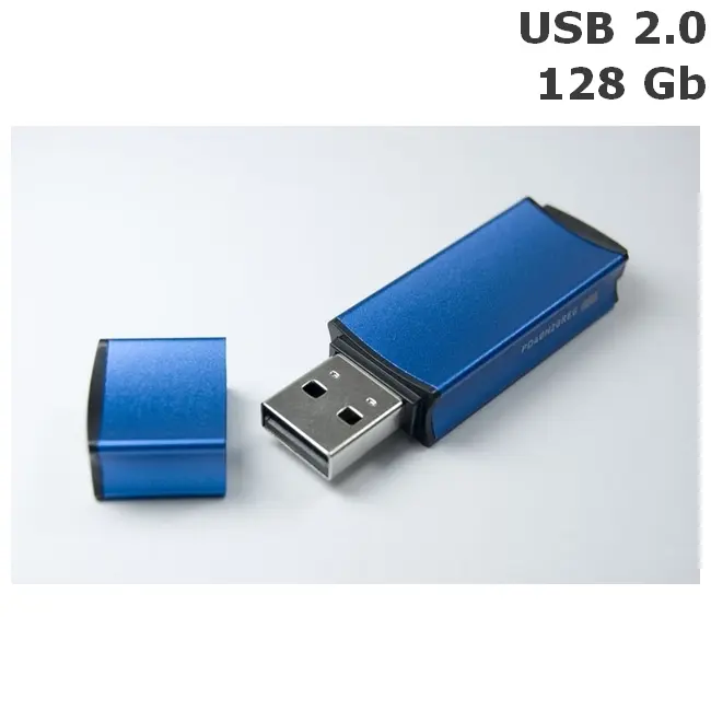 Флешка 'GoodRAM' 'EDGE' 128 Gb USB 2.0 голубая Синий 6340-02