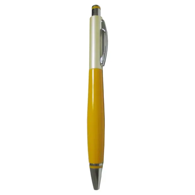 Ручка пластиковая Желтый Бежевый Серебристый 3966-01