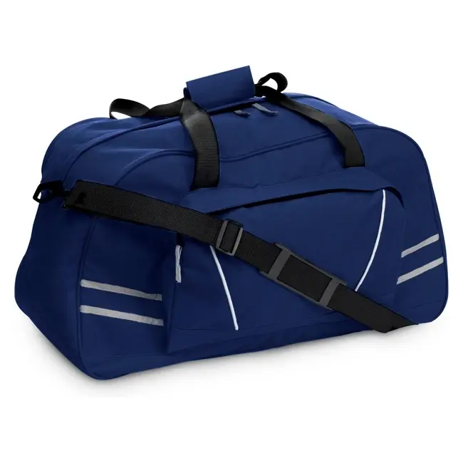 Спортивна сумка зі світловідбиваючими смугами Серебристый Черный Синий 6616-05