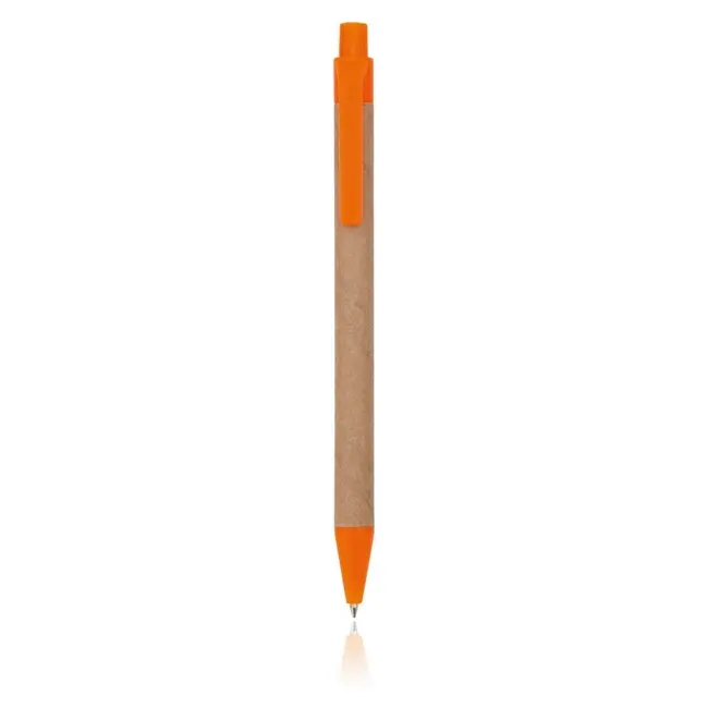 Ручка картонна Ball pen Оранжевый Древесный 8701-01