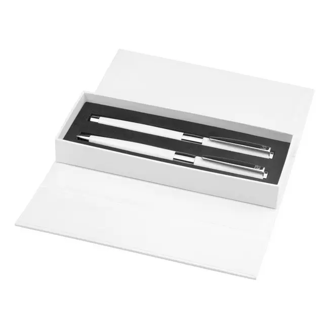 Набір письмовий 'Senator' 'Image White Line Set I' метал Серебристый Белый 8459-01
