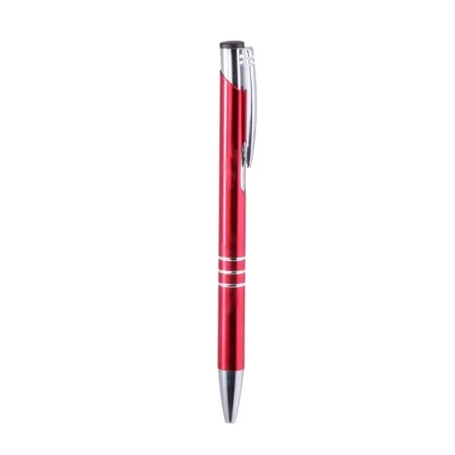 Ручка металева Красный Серебристый 6433-03