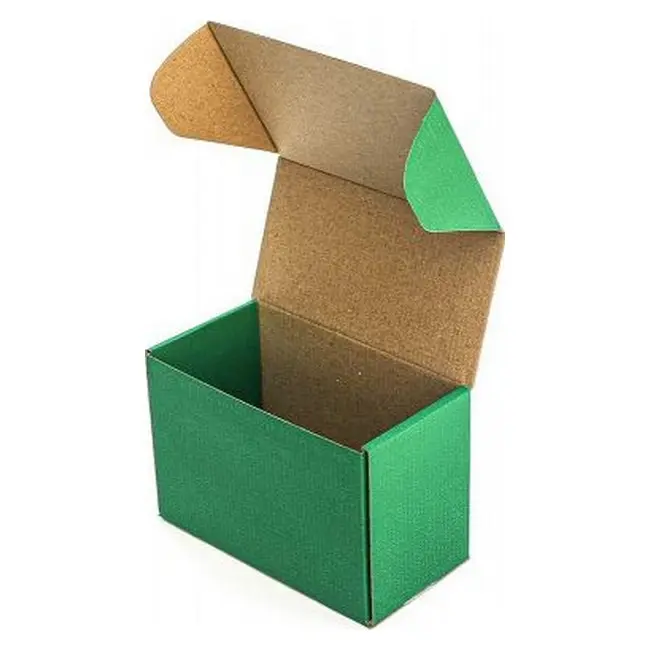 Коробка картонная Самосборная 160х85х110 мм зеленая