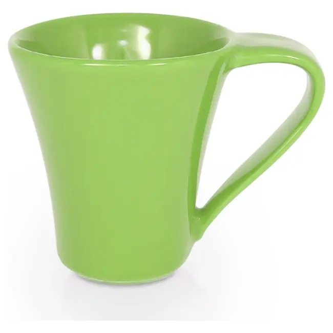 Чашка керамічна Flores 200 мл Зеленый 1757-23