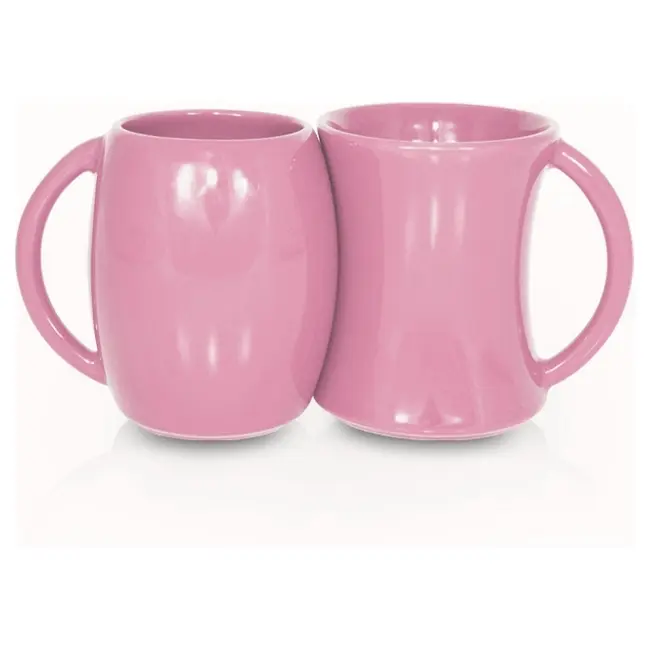 Набір з двох чашок El Paso керамічний 350 / 400 мл Розовый 1748-13