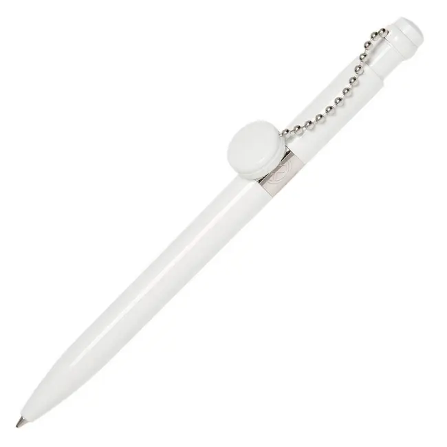 Ручка пластикова 'Pin Pen' Серебристый Белый 13040-01