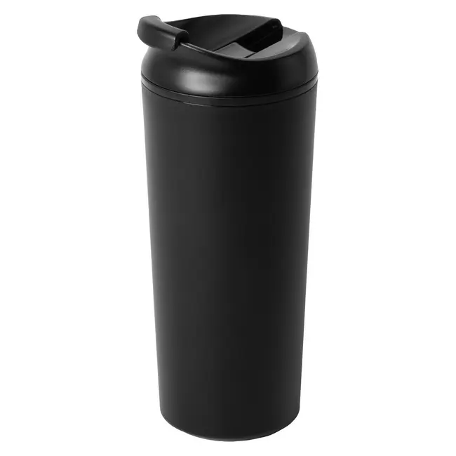 Термокружка пластиковая с присоской 330 мл Черный 12257-01