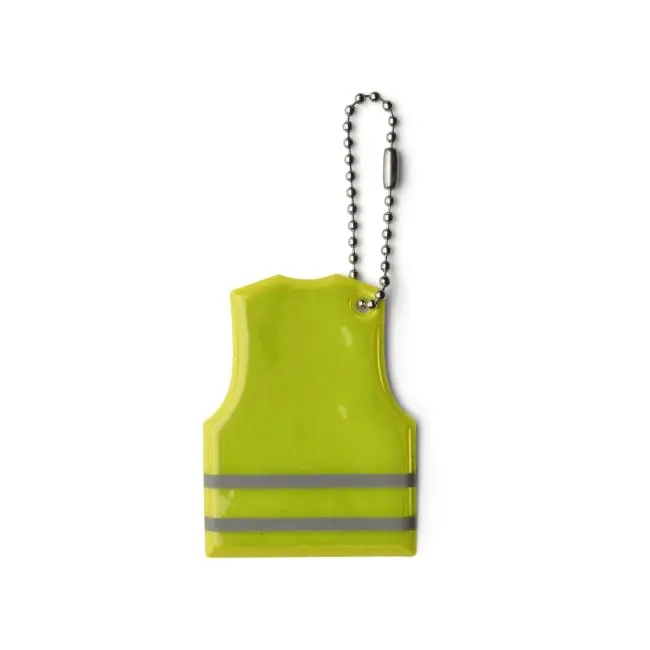 Брелок светоотражающий жилет Зеленый Желтый 6580-01