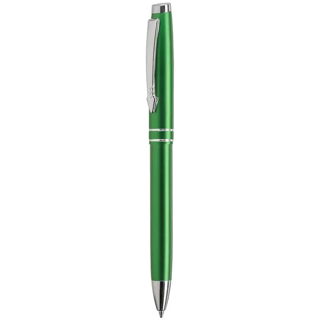 Ручка металева Серебристый Зеленый 5658-02