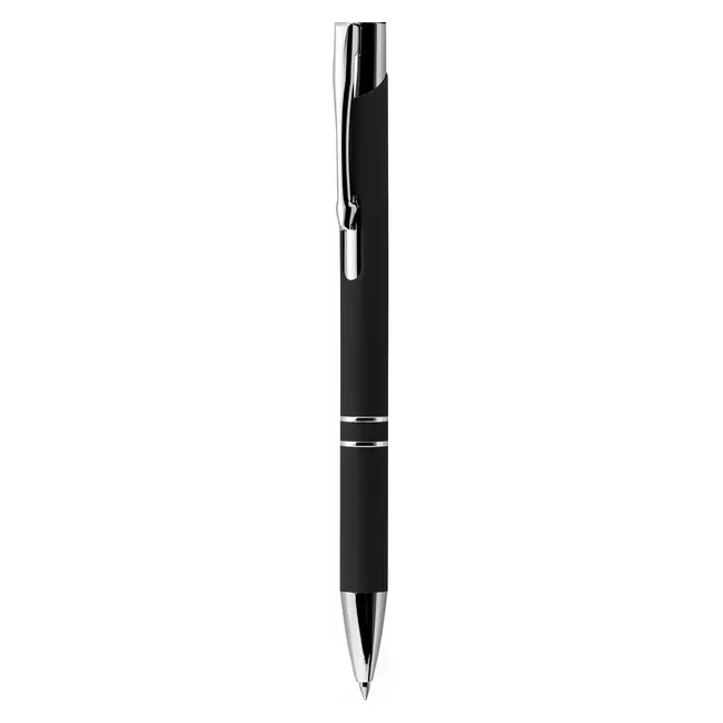 Ручка шариковая металлическая Серебристый Черный 12604-01