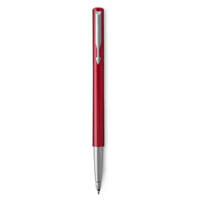 Ручка роллер 'Parker' VECTOR 17 Red RB Серебристый Красный 10027-02