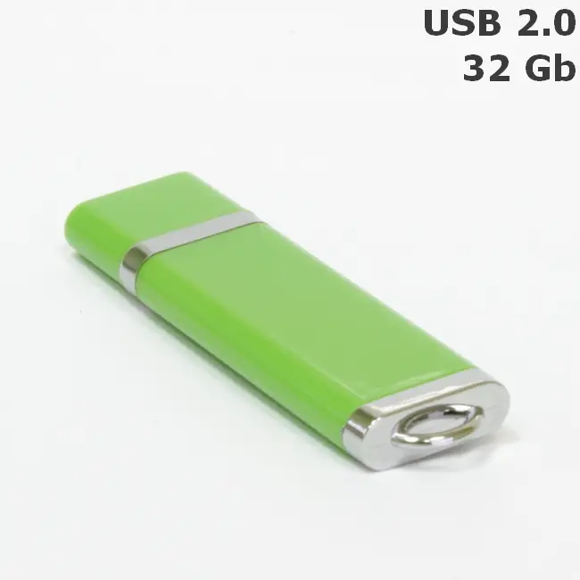 Флешка 'Lighter' 32 Gb USB 2.0 Зеленый Серебристый 8693-06