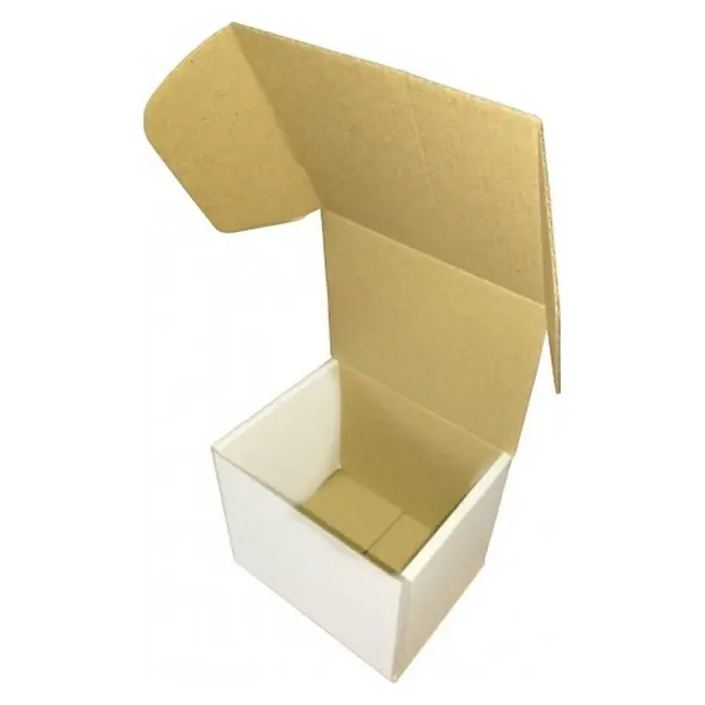 Коробка картонна Самозбірна 114х95х100 мм біла Белый 10110-01