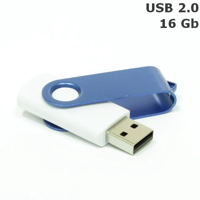 Флешка 'Twister' 16 Gb USB 2.0 Синий Белый 3675-13