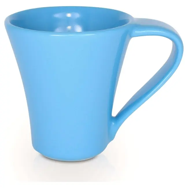Чашка керамічна Flores 200 мл Голубой 1757-10