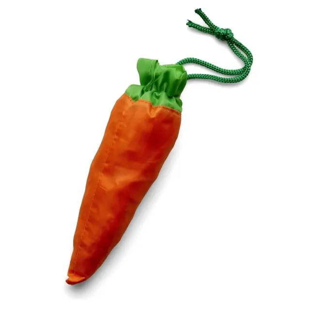 Сумка для покупок складна "морквина" Зеленый Оранжевый 6733-03