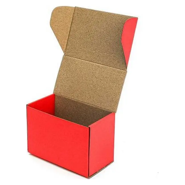 Коробка картонна Самозбірна 160х85х110 мм червона Красный 13873-02