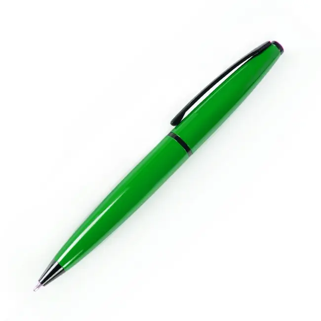 Ручка металева Зеленый Черный 7284-03