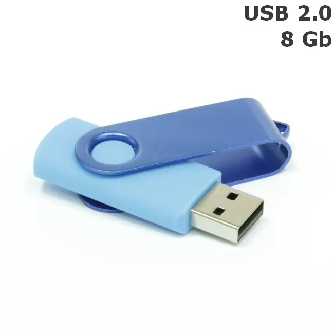 Флешка 'Twister' 8 Gb USB 2.0 Голубой Синий 3673-65